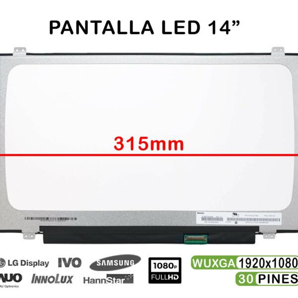 ECRÃ LED DE 14" PARA PORTATIL HP PROBOOK 640 G5 SERIES