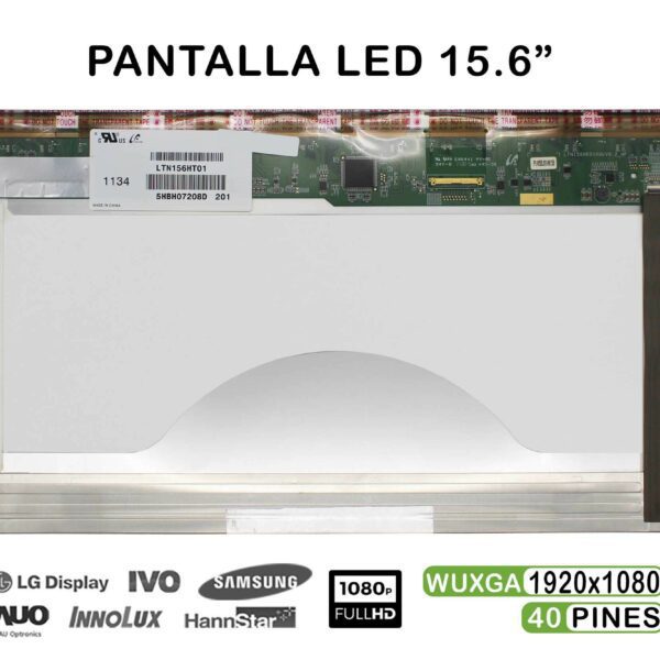Ecrã LED 15.6" Full HD para Portátil Dell Latitude E6520 - Compatível LTN156HT01