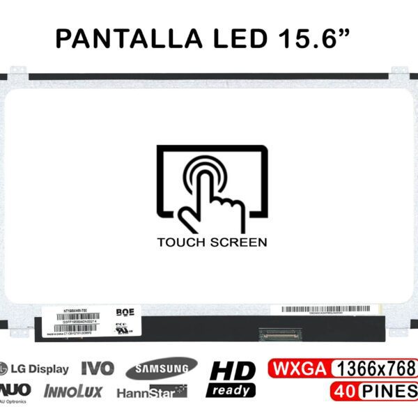ECRÃ TÁTIL PARA PORTATIL N156BGN-E41 15.6" 40 PINES