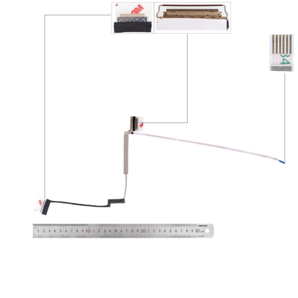 CABO FLEXÍVEL PARA LAPTOP HP 15-CX TPN-C133 4K