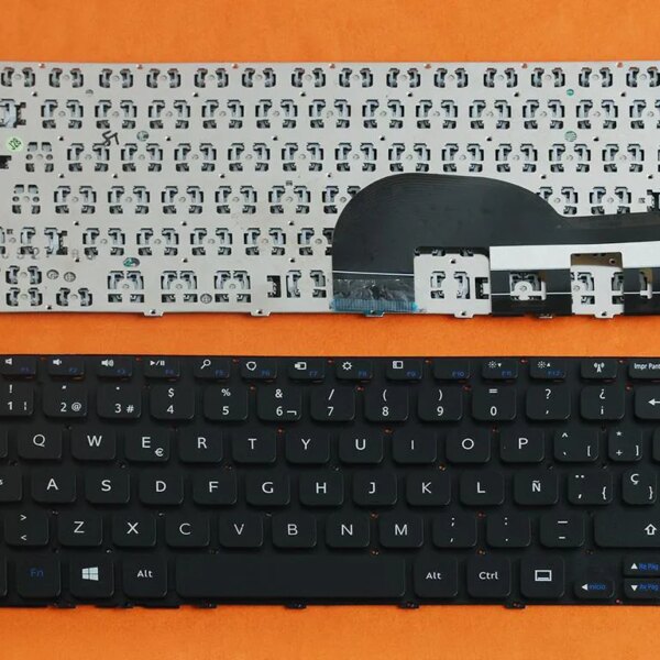 Teclado Portátil Dell 313X 11-3XXX Series Preto Espanhol Sem Moldura