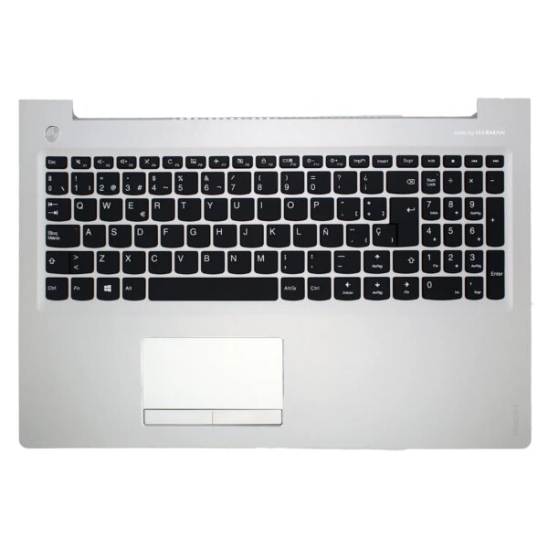 CAPA SUPERIOR PARA LAPTOP LENOVO IDEAPAD 510-15ISK 510-15IKB 310-15ISK 310-15IAP 310-15IKB PRATA