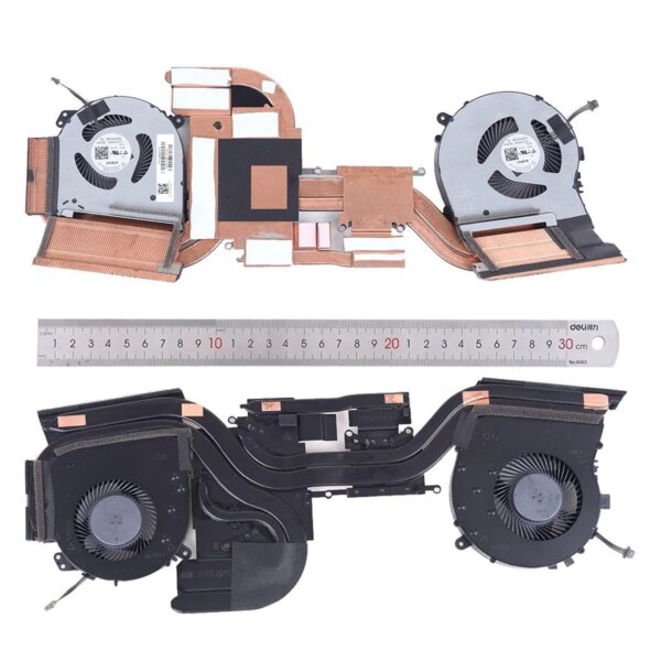 VENTILADOR COM DISSIPADOR DE CALOR PARA LAPTOP HP 15-DH TPN-C143 VERSÃO 1