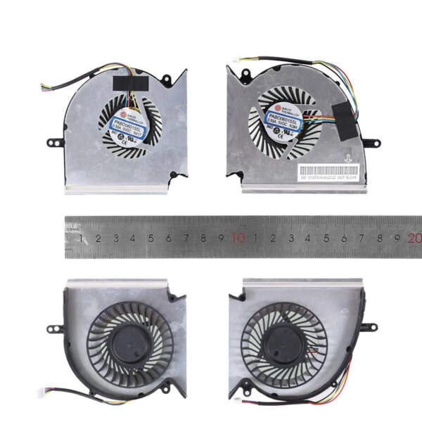 VENTOINHAS DE CPU + GPU PARA LAPTOP MSI GE75 GP75 GL75 WE75 VR MS-17E2 MS-1E4 MS-1E5 MS-1E7