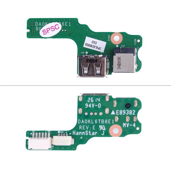 CONECTOR E PLACA USB PARA LAPTOP LENOVO IDEAPAD Z470 Z475 Z475A