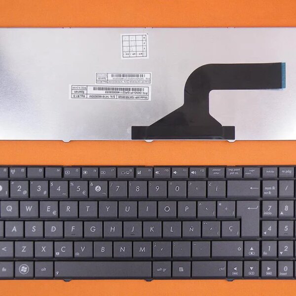 Teclado para Portátil Asus N53 Cinza - Compatível com Série N50 N51 N52 N60 N61 N70 N71 N73 N90