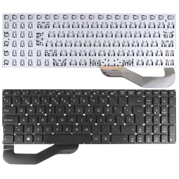 Teclado para Portátil Asus X543 X543UB X543BA X543UA X543MA Preto - Espanhol