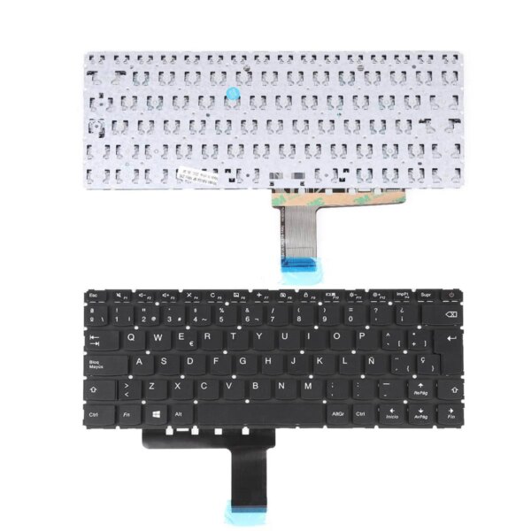 Teclado para Portátil Lenovo IdeaPad 110-14IBR Preto - Layout Espanhol