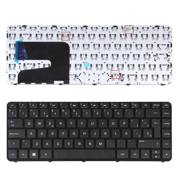 Teclado para Portátil HP Pavilion 14-E Preto - Compatível com Múltiplos Modelos