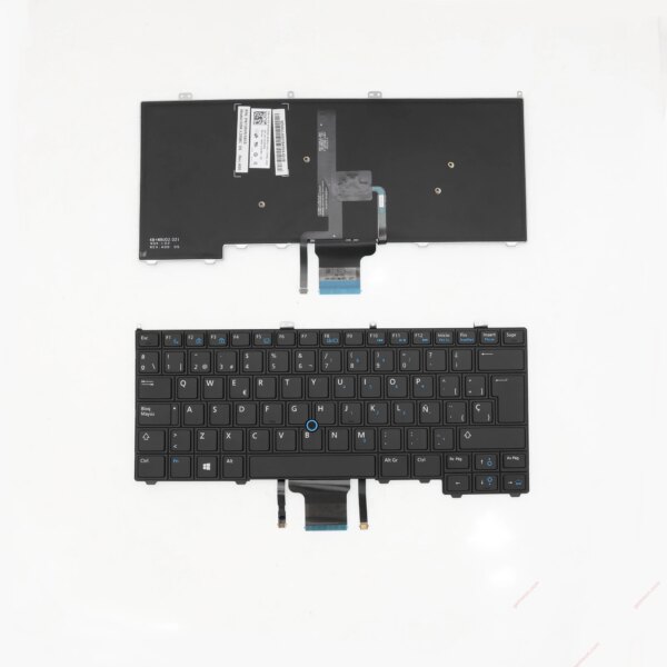 Teclado Retroiluminado para Dell Latitude E7440 E7420 E7240 - Portátil Preto