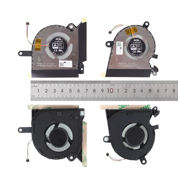 VENTOINHAS DE CPU + GPU PARA LAPTOP ASUS GV301 GV301Q GV301QC GV301QE GV301QH