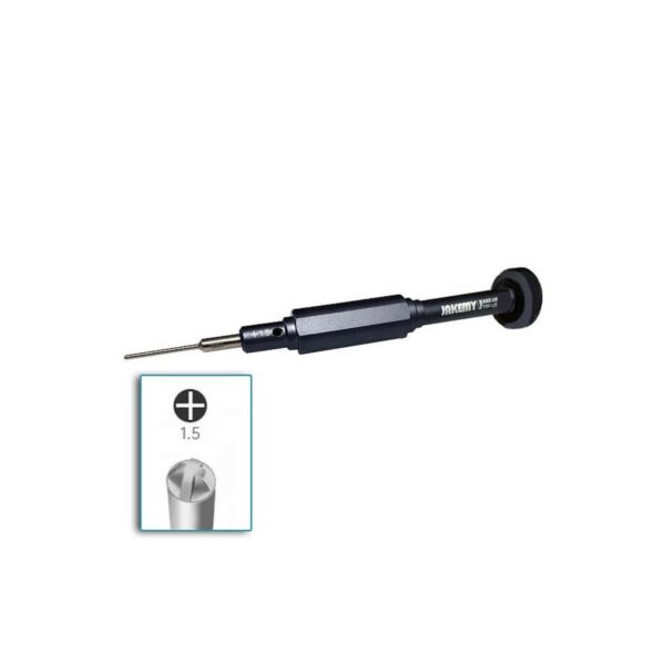 Chave de Fenda Jakemy JM-8179 PH1.5 Antiderrapante para Reparo de Portáteis e Eletrónicos