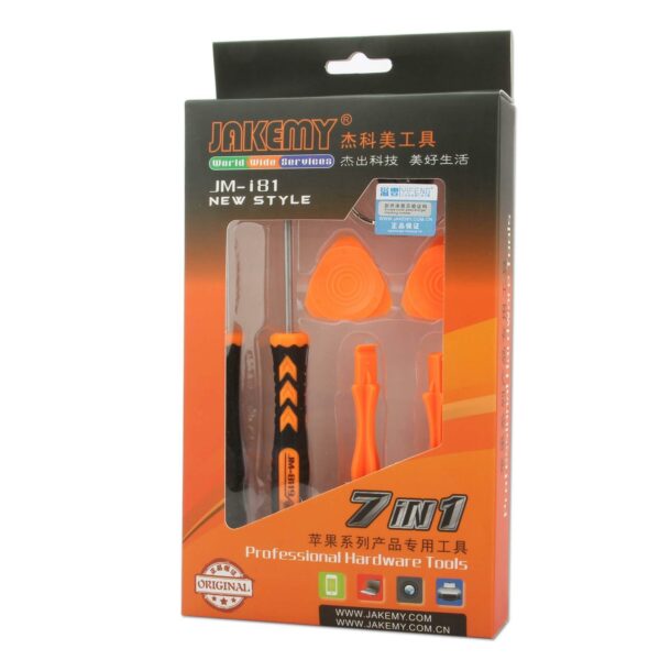 Kit de Ferramentas Profissional JAKEMY JM-i81 para Reparação iPhone 7