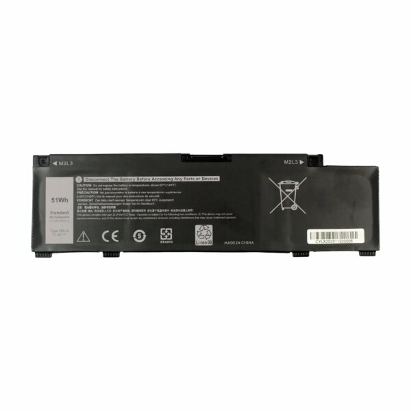 Bateria para Portátil Dell G3 15, G5 15, Inspiron 14 (5490) - Compatível com 266J9, MV07R, JJRRD - 11.4V 51Wh