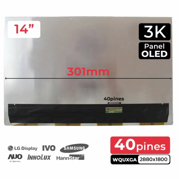 Ecrã OLED 14" WQXGA+ para Portátil HP 14-EH Series (ATNA40YK06-002)