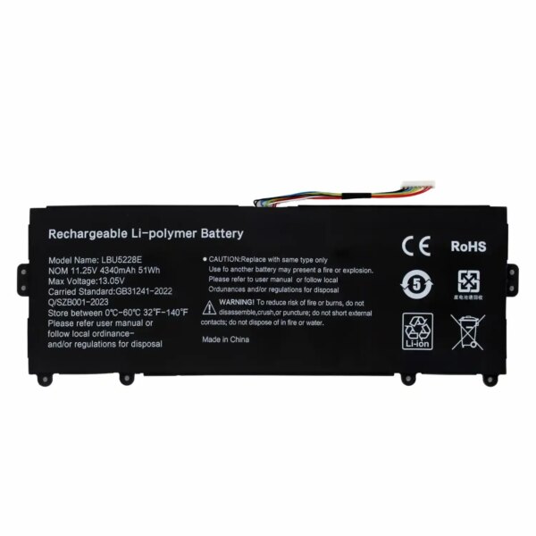 Bateria para Portátil LG Ultra 13U70P LBU5228E - 15.52V 3800mAh / 60Wh - Green Computer