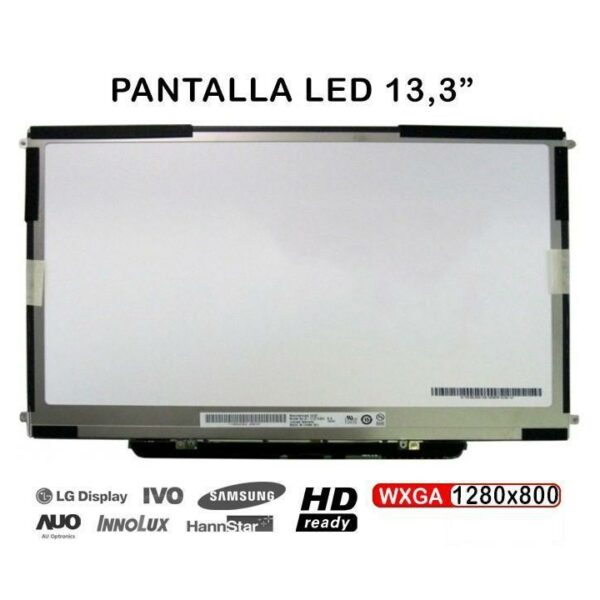 ECRÃ QUASE NOVA LED DE 13.3" PARA PORTATIL APPLE MACBOOK 13.3" A1278 LP133WX2 TL G6 LP133WX2-TLG6