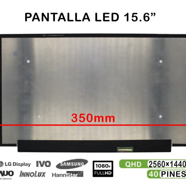 ECRÃ QUASE NOVO PARA PORTÁTIL DE 15,6" NE156QHM-NY1 LED 2560X1440