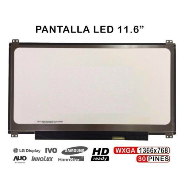 ECRÃ QUASE NOVA LED DE 11,6" PARA LAPTOP ASUS EEEBOOK X205T X205TA B116XTN02.3 30 PINOS