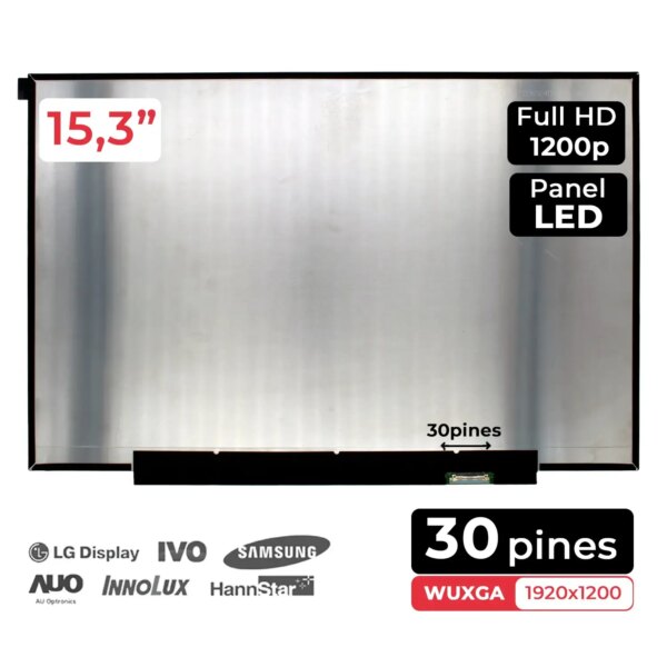 Ecrã LED 15.3" WUXGA Fosco para Portátil Lenovo IdeaPad Slim 3 - NV153WUM-N41