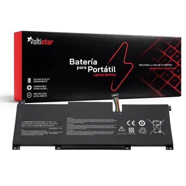 Bateria Interna para Portátil MSI BTY-M494 MS-14C1 MS-14D MS-1551 MS-1562 - 11.55V 3400mAh