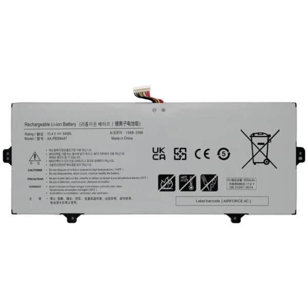 BATERIA PARA PORTÁTIL SAMSUNG GALAXY BOOK 15 AA-PBSN4AT BA43-00391B 15.4V