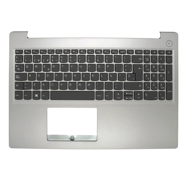 CARCAÇA SUPERIOR + TECLADO LENOVO IDEAPAD 3-15IIL05 3-15IML05 5CB0X57479 PRATA