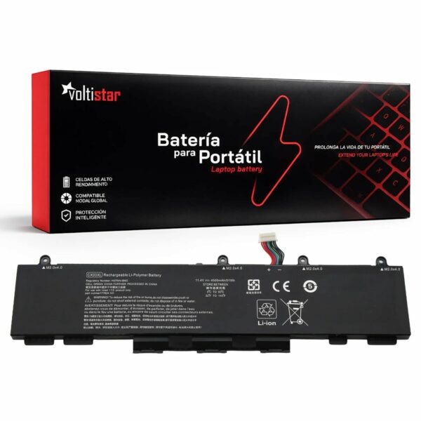 Bateria CX03XL 11.4V 4500mAh para Portátil HP EliteBook X360 830 G7 G8 Series - L77624-422