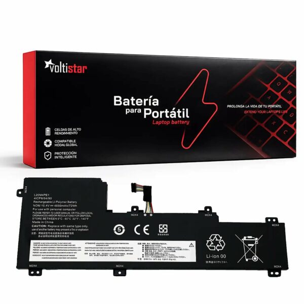 BATERIA PARA LENOVO IDEAPAD 5 PRO 16ACH6 16IHU6 16ARH7 | L20M4PE1 15.44V 75WH