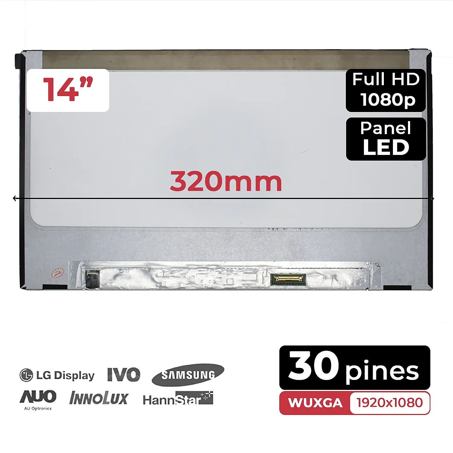 ecra-led-de-14-recondicionado-para-portatil-nv140fhm-n47-06hy1w-6hy1w-30-pinos