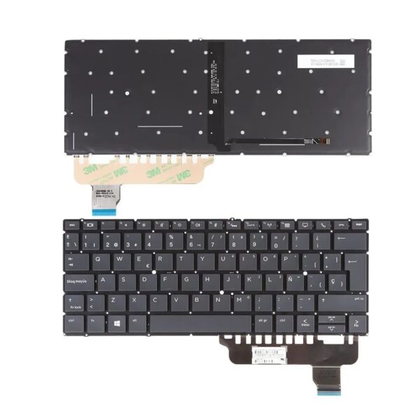 Teclado Retroiluminado Preto para Portátil HP EliteBook x360 830 G5 G6