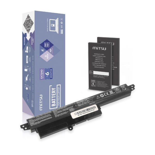 Bateria Mitsu para Portátil Asus Vivobook F200, X200, K200, Z200 Series - 11.25V, 2200mAh (24Wh)