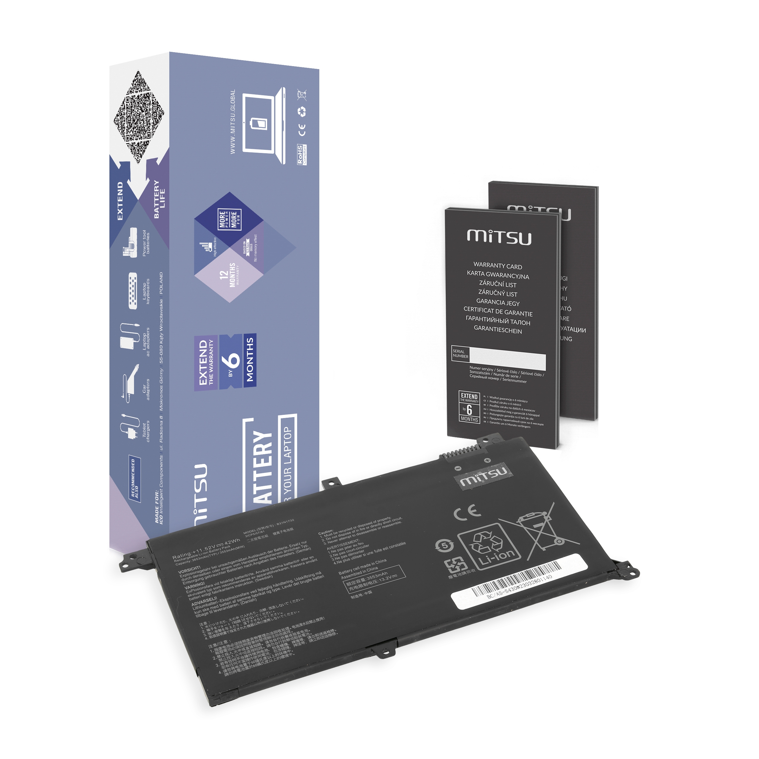 BC-AS-S430-Mitsu-battery-for-Asus-Vivobook-S14-S430-X430U-K430