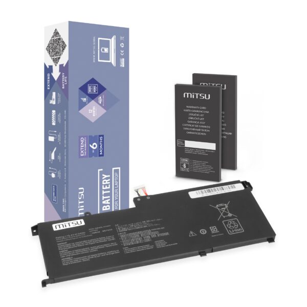 Bateria Mitsu para Asus Zenbook Pro 15 OLED UX535L, UX535LH, UX535LI