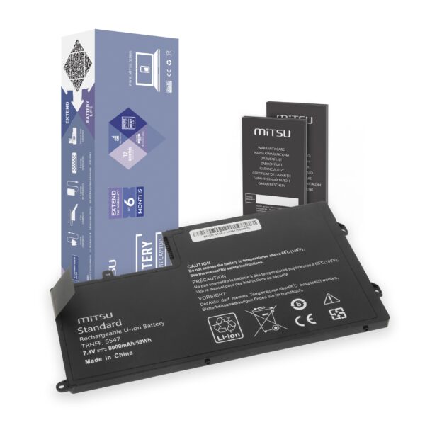Bateria Mitsu para Dell Inspiron 15 (5542), 14 (5445) - 7.4V
