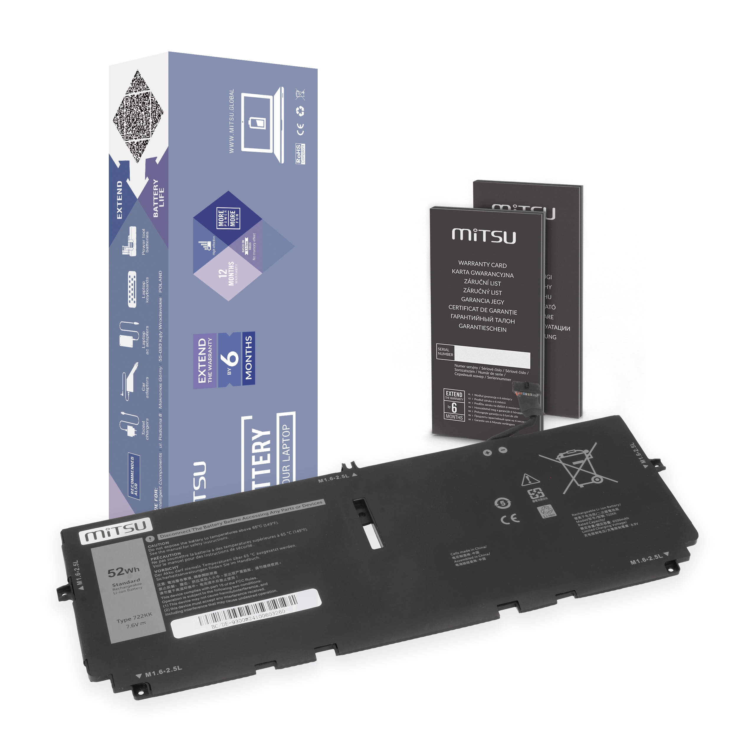 BC-DE-9300-Mitsu-battery-for-Dell-XPS-13-9300-9310-9380