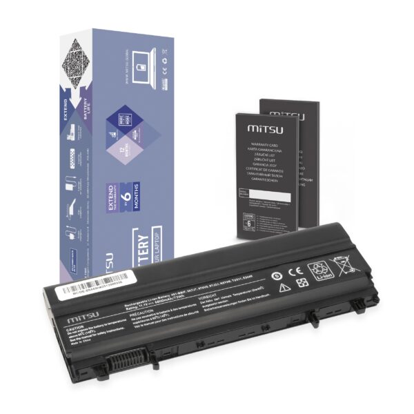 Bateria Mitsu para Dell Latitude E5440, E5540 - 6600mAh