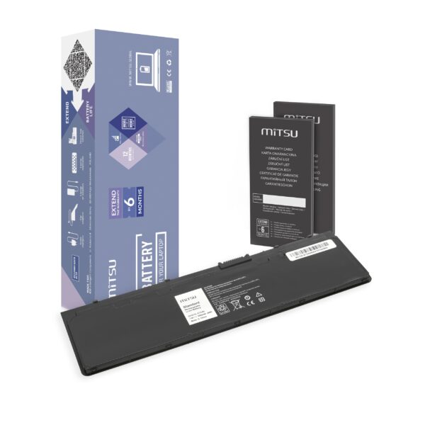 Bateria Mitsu para Dell Latitude E7240, E7250 - 7.4V