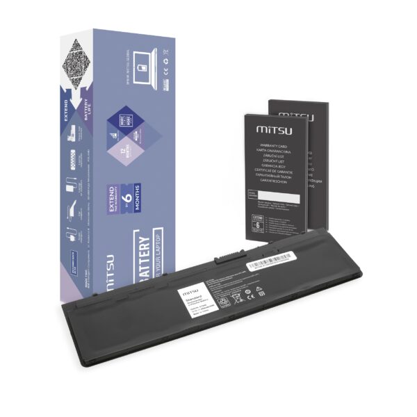 Bateria Mitsu para Dell Latitude E7240, E7250 - 11.1V (2700mAh)