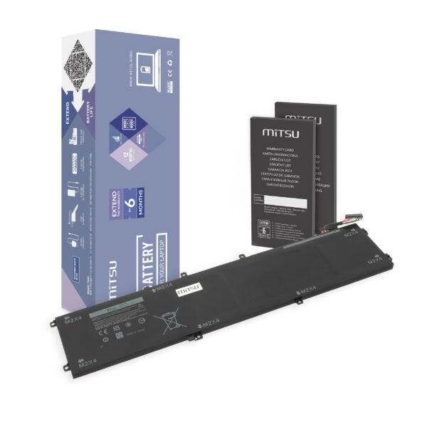 Bateria Mitsu de Alta Capacidade para Portátil Dell XPS 15 (9550) - Substitui 6GTPY