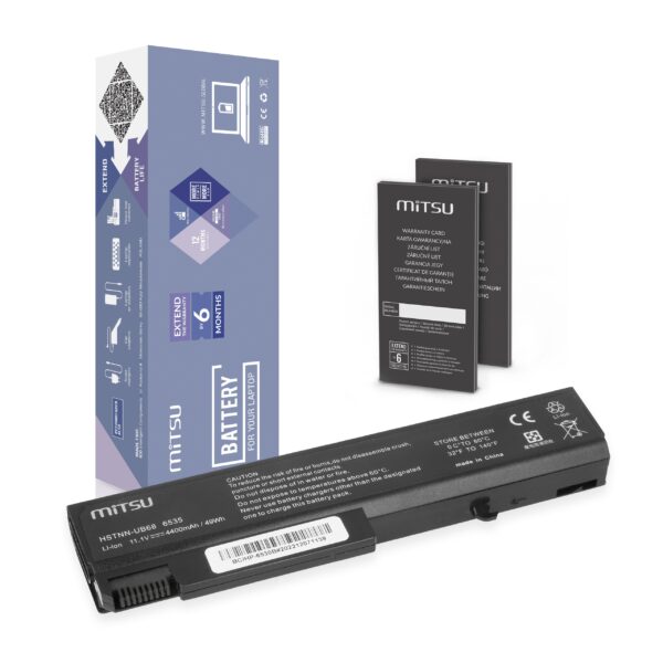 Bateria Mitsu para HP 6530b, 6735b, 6930p - 4400 mAh