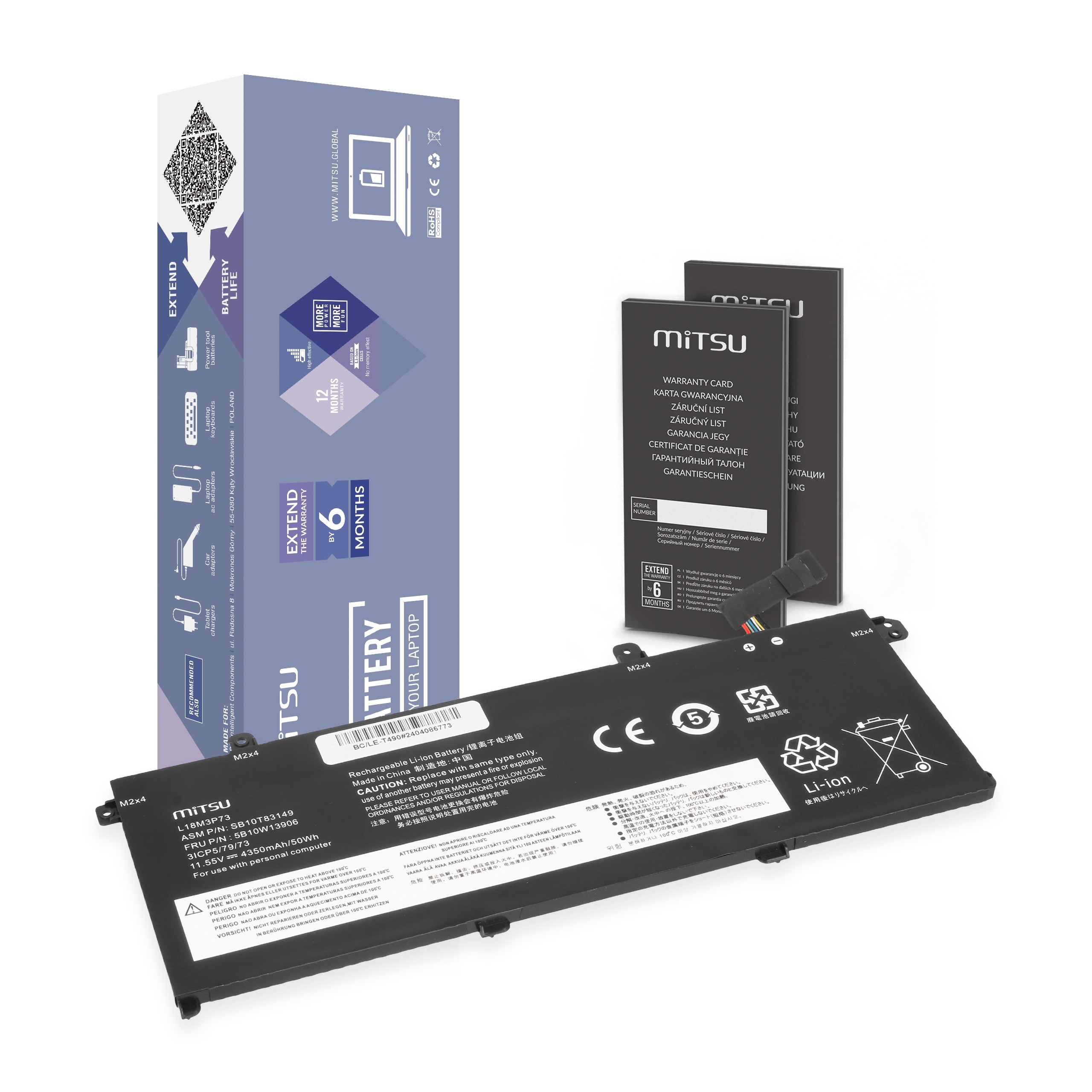 BC-LE-T490-Mitsu-battery-for-Lenovo-Thin1-2ad-T490-T495-P43s-P14s