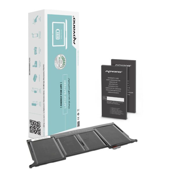 Bateria Movano para Apple MacBook Air 11" A1370 A1465 (2011-2013) - 7.3V 5200mAh