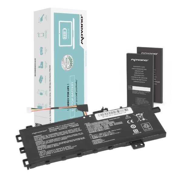 Bateria Movano para Portátil Asus VivoBook 15 Series (A512, F512, R512, X512) - C21N1818-1, B21N1818