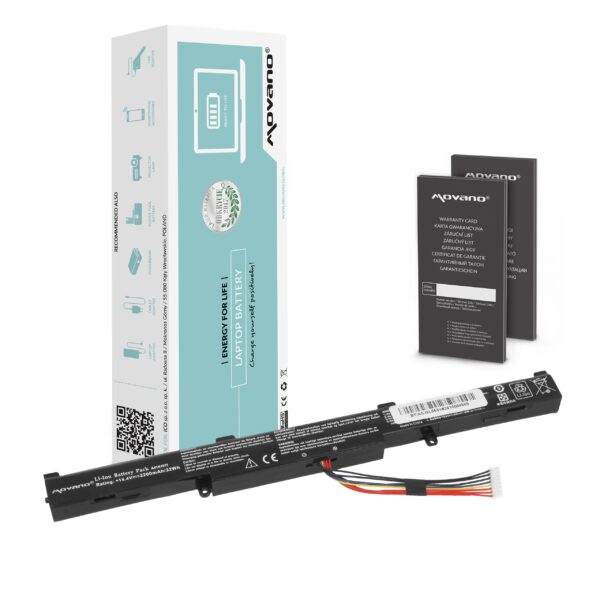 Bateria Movano para Portátil Asus ROG Strix GL553V, GL742V, GL752V Series e VivoBook Pro N552V, N752V Series