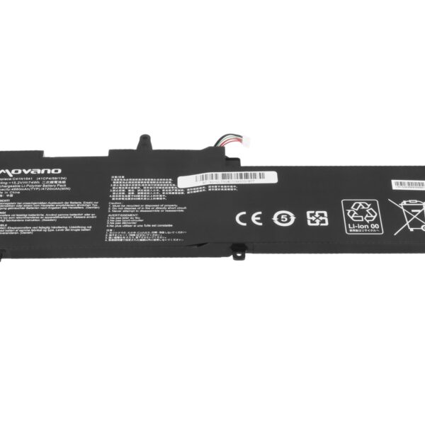 Bateria Movano para Portátil Asus ROG Strix GL702VM, GL702VS, GL702VT - Alta Capacidade e Segurança