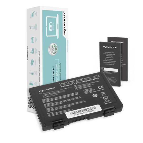 Bateria Movano para Asus F82, K40, K50, K60, K70