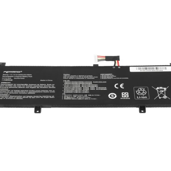 Bateria Movano de Alta Capacidade para Portátil Asus UX3400U, P5440F - Desempenho Fiável