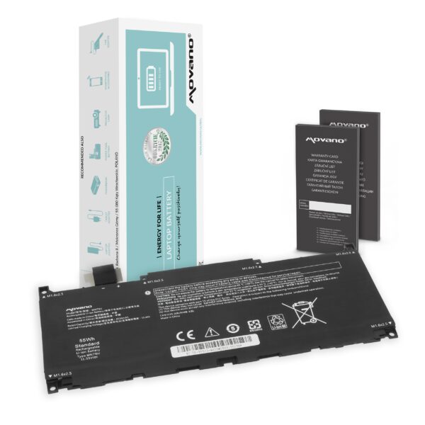 Bateria Movano para Dell XPS 13 Plus 9320, MN79H