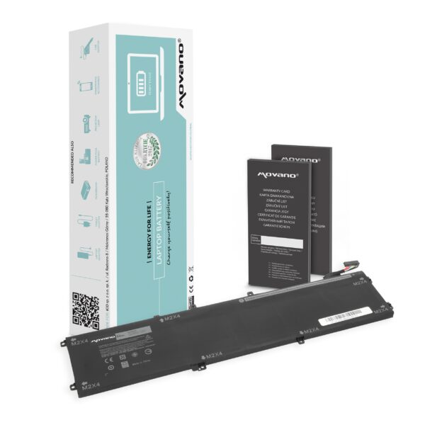 Bateria Movano 11.4V 7368mAh (84Wh) para Portátil Dell XPS 15 9550 e Precision 5510 - Substituição 01P6KD 4GVGH